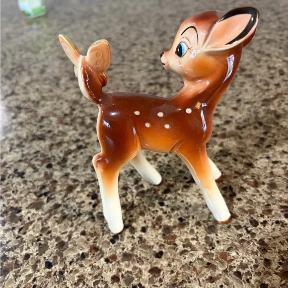 Vintage Walt Disney Productions Bambi Porcelain Figure Japan - Picture 2 of 5